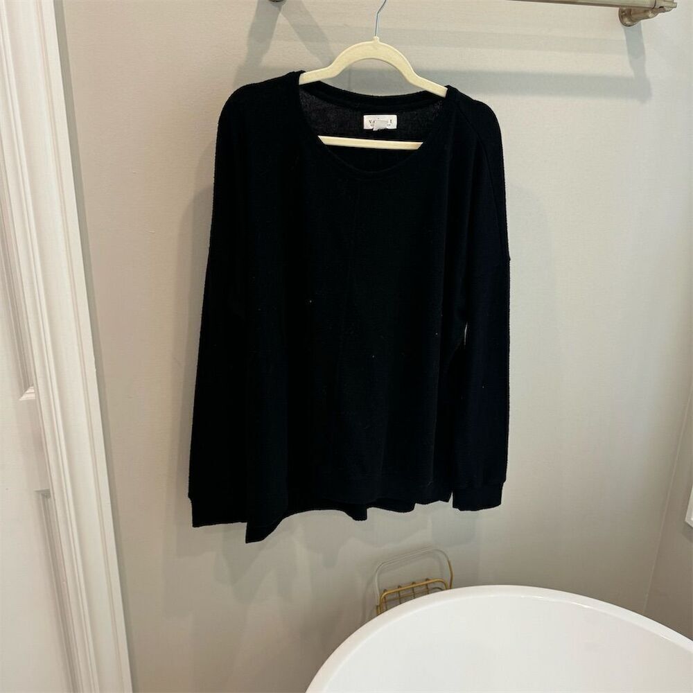 Velvet by Graham & Spencer Women's Black Long Sleeve Blouse Size XL Casual